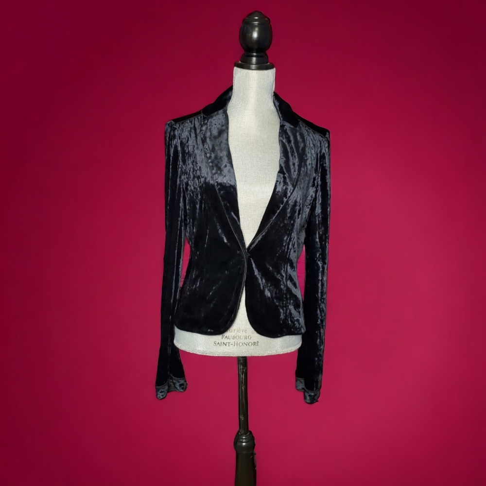 Retro Velvet Blazer